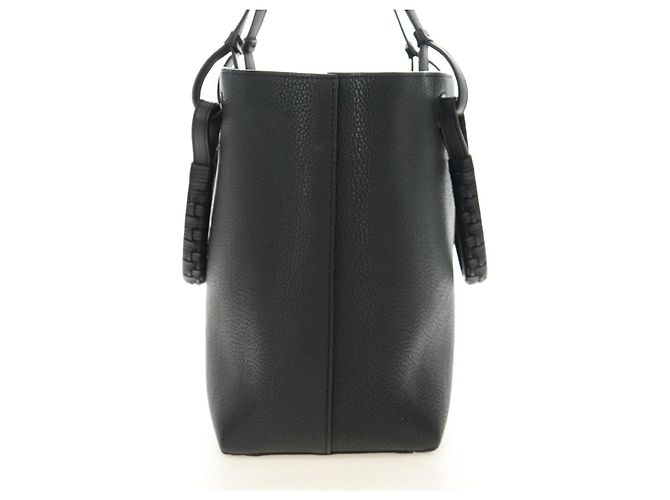 LOEWE Tote Bag Leather Black - vista 3
