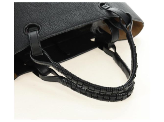 LOEWE Tote Bag Leather Black - vista 8