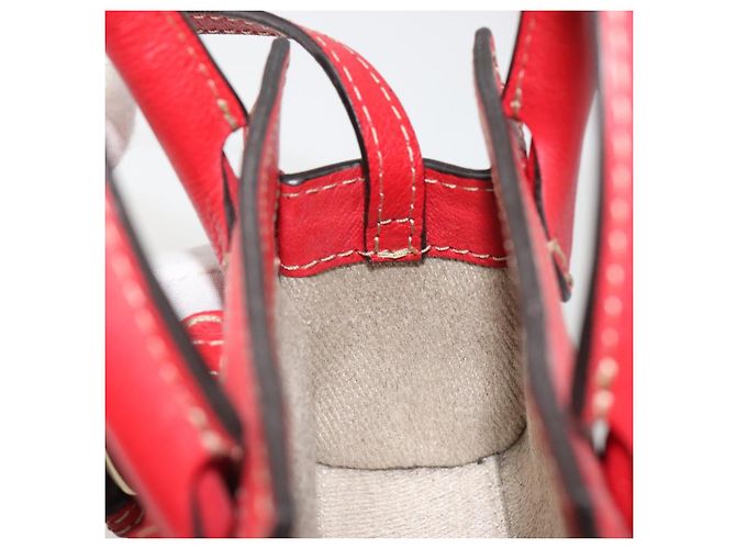 Chloé Chloe Hand Bag Leather 2way Red Gold - vista 21