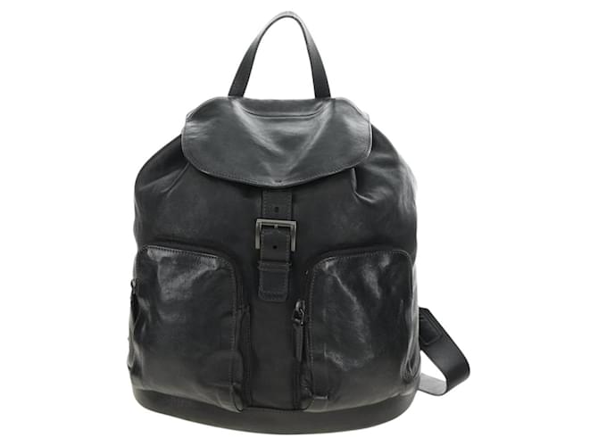 PRADA Backpack Leather Black VZ0053 - vista 13