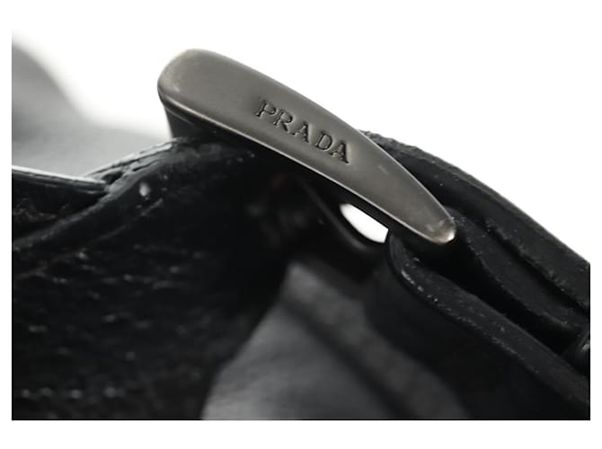 PRADA Backpack Leather Black VZ0053 - vista 18