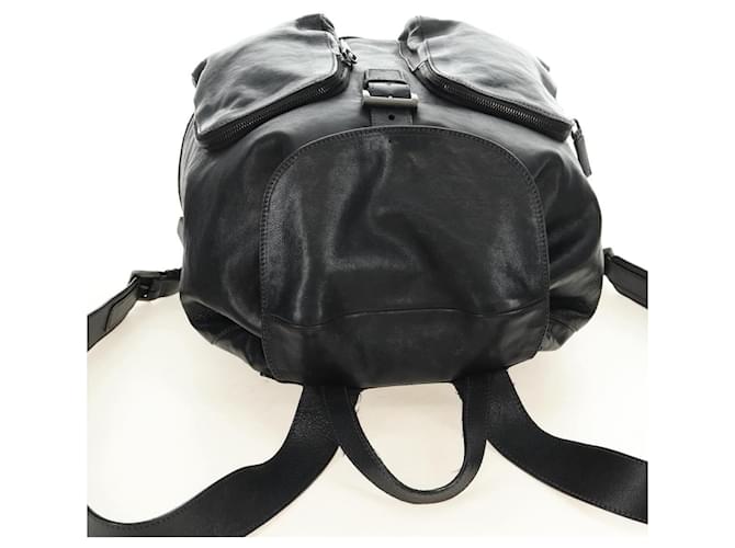 PRADA Backpack Leather Black VZ0053 - vista 6