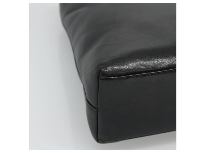 CHANEL Shoulder Bag Leather Black CC - vista 16