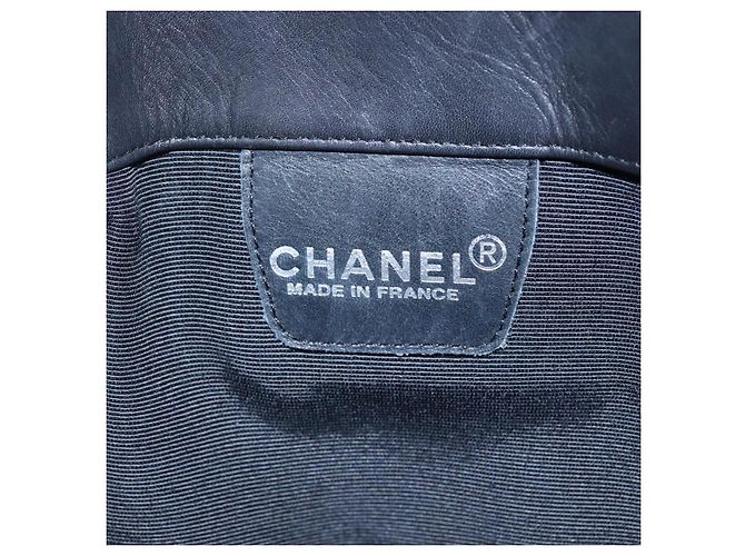CHANEL Shoulder Bag Leather Black CC - vista 17