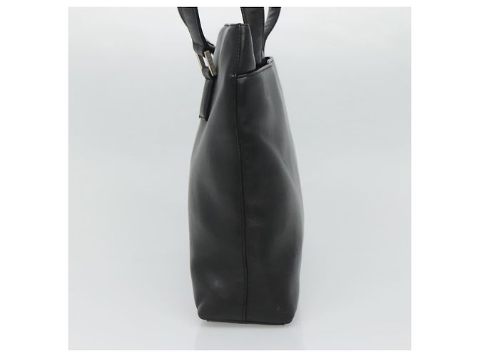 CHANEL Shoulder Bag Leather Black CC - vista 4