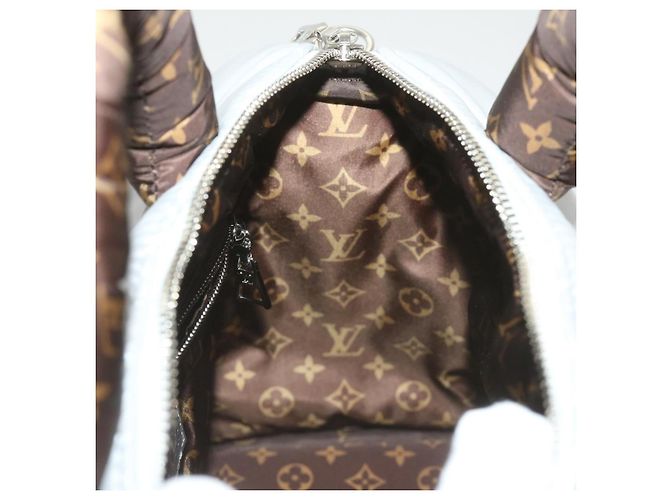 LOUIS VUITTON Linylon Speedy Bandouliere 25 Bag 2way Silver M20973 - vista 18