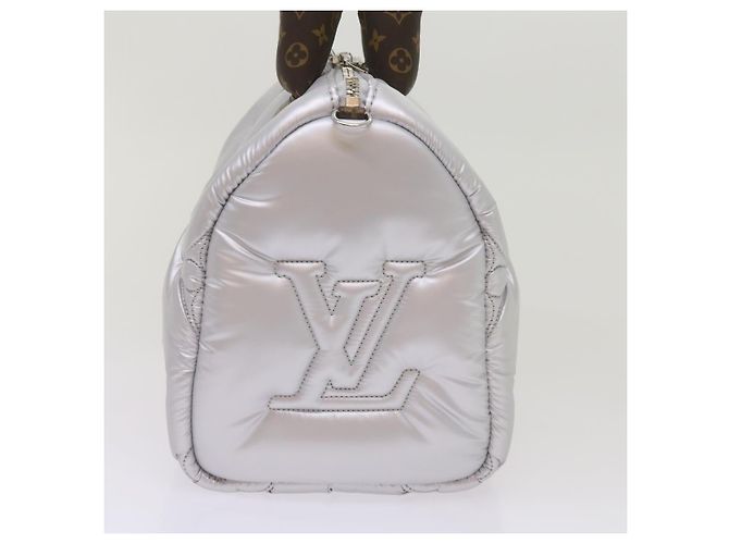 LOUIS VUITTON Linylon Speedy Bandouliere 25 Bag 2way Silver M20973 - vista 4