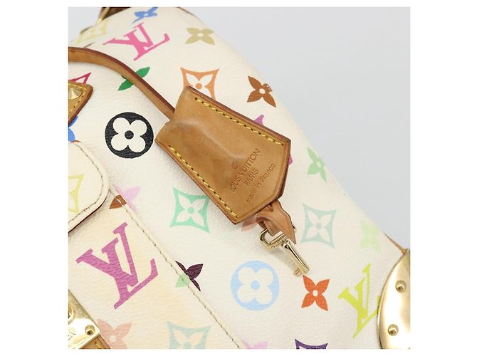 LOUIS VUITTON Monogram Multicolor Speedy 30 Bag White Bron M92643 LV - vista 10