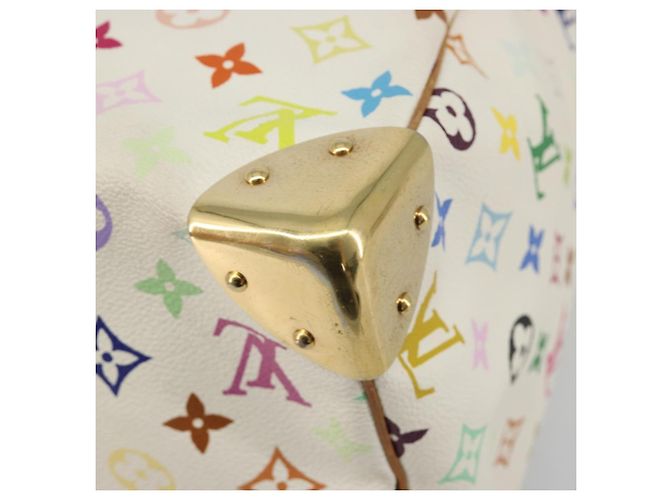 LOUIS VUITTON Monogram Multicolor Speedy 30 Bag White Bron M92643 LV - vista 15