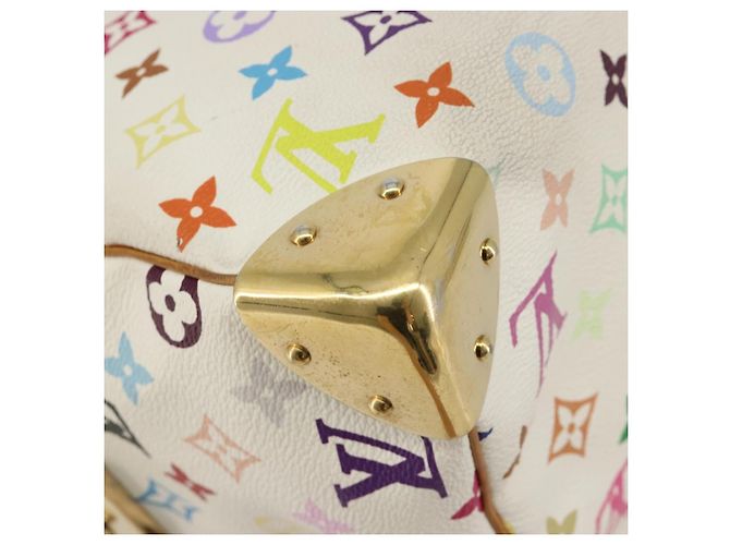 LOUIS VUITTON Monogram Multicolor Speedy 30 Bag White Bron M92643 LV - vista 16