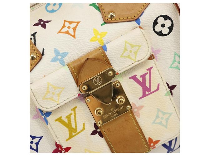 LOUIS VUITTON Monogram Multicolor Speedy 30 Bag White Bron M92643 LV - vista 18