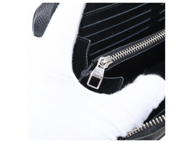 LOUIS VUITTON Taiga Zippy XL Long Wallet Black M44275 LV - vista 22