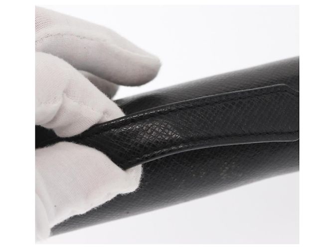 LOUIS VUITTON Taiga Zippy XL Long Wallet Black M44275 LV - vista 7