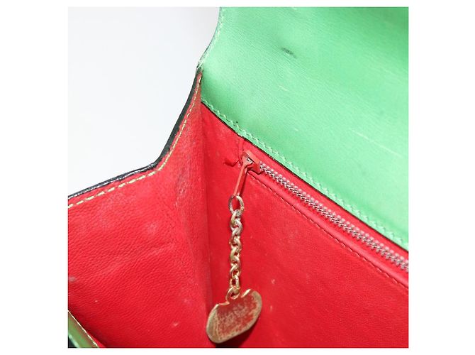 Céline CELINE Shoulder Bag Leather Green Gold - vista 23