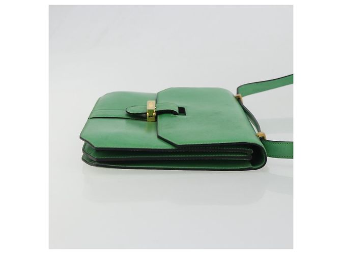 Céline CELINE Shoulder Bag Leather Green Gold - vista 3