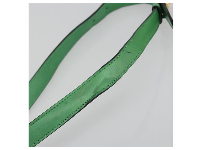 Céline CELINE Shoulder Bag Leather Green Gold - vista 9