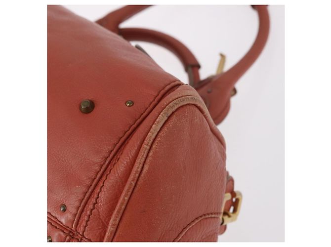 Chloé Chloe Paddington Hand Bag Leather Pink Gold Silver - vista 17