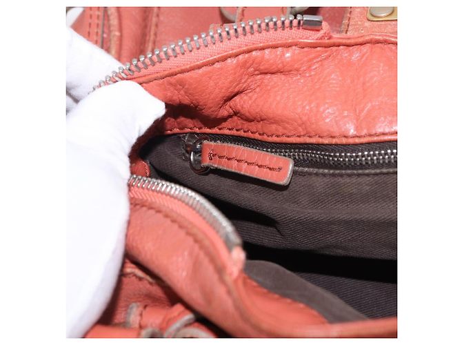 Chloé Chloe Paddington Hand Bag Leather Pink Gold Silver - vista 25