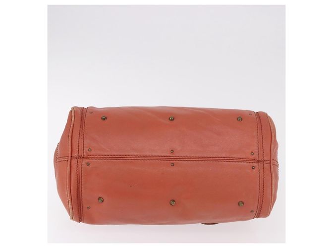 Chloé Chloe Paddington Hand Bag Leather Pink Gold Silver - vista 6