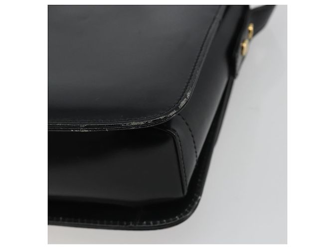 GUCCI Shoulder Bag Leather Black Gold - vista 15