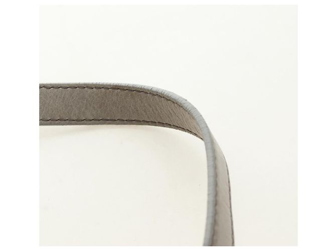 Miu Miu Hand Bag Leather 2way Gray Gold - vista 10