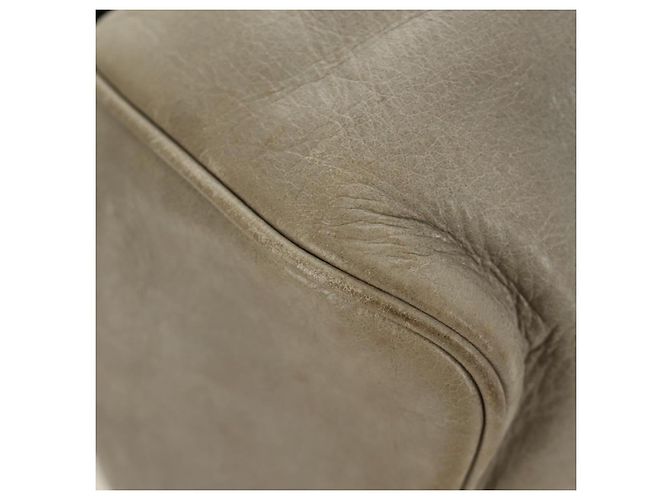 Miu Miu Hand Bag Leather 2way Gray Gold - vista 16