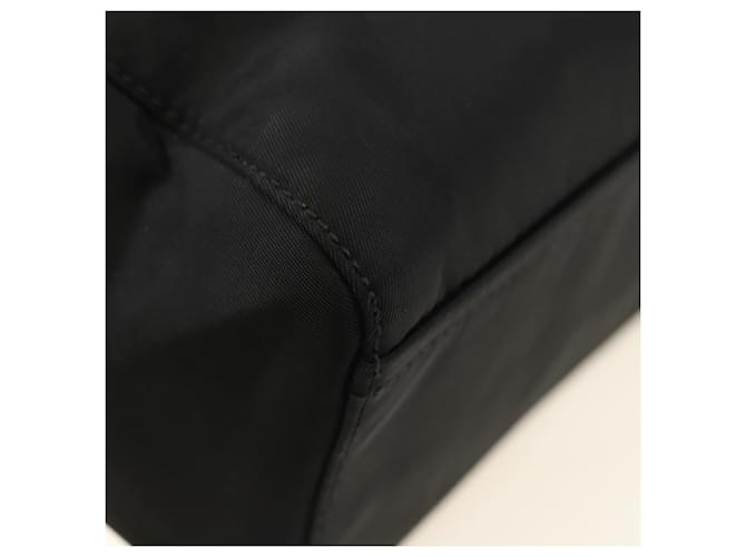 PRADA Hand Bag Nylon Black Silver - vista 12