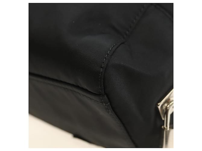 PRADA Hand Bag Nylon Black Silver - vista 13