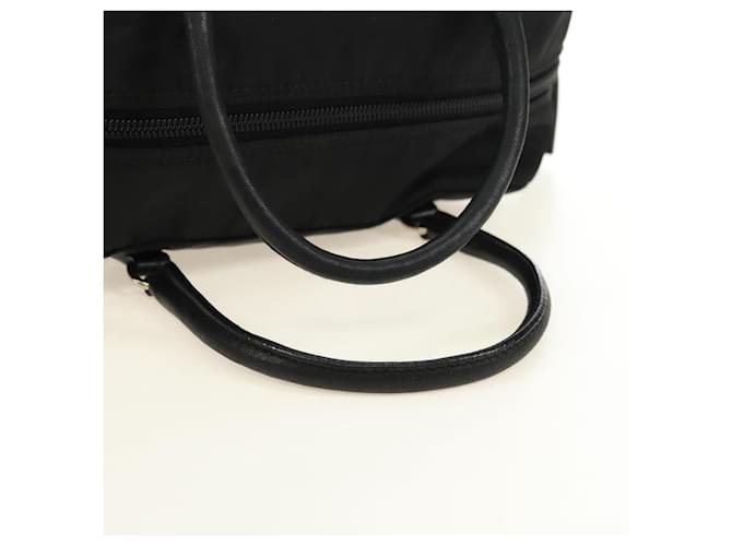 PRADA Hand Bag Nylon Black Silver - vista 7