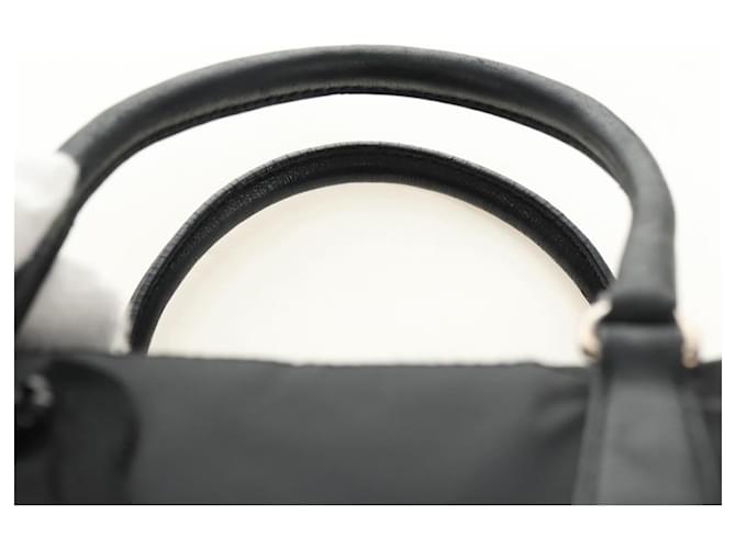 PRADA Hand Bag Nylon Black Silver - vista 8