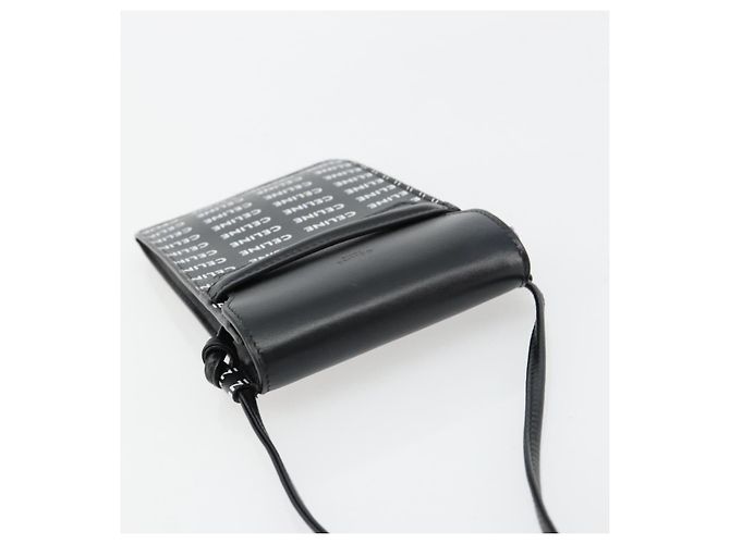 Céline CELINE Shoulder Bag PVC Leather Black - vista 6