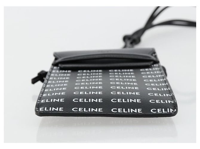 Céline CELINE Shoulder Bag PVC Leather Black - vista 9