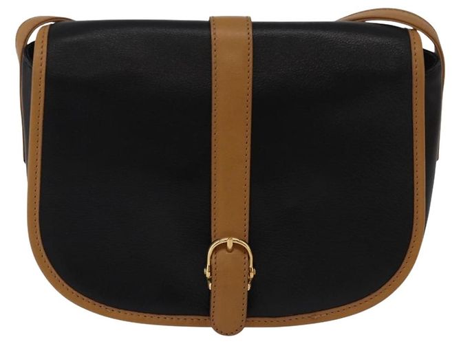 Céline CELINE Shoulder Bag Leather Black Gold - vista 2