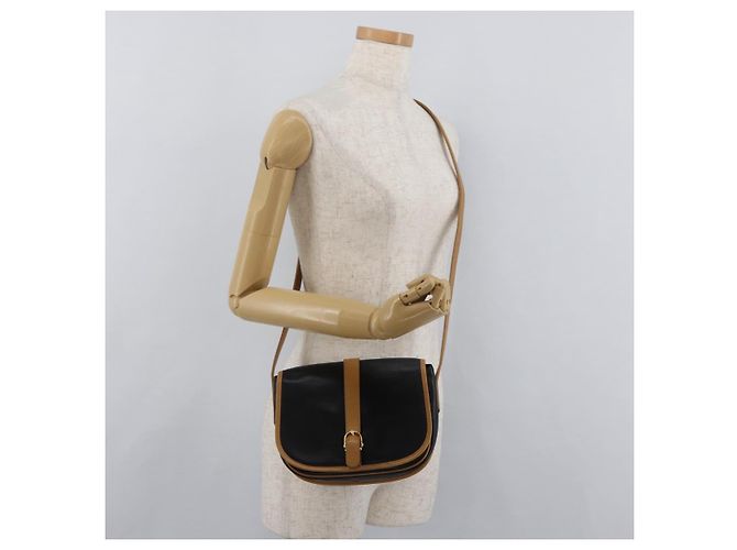 Céline CELINE Shoulder Bag Leather Black Gold - vista 22