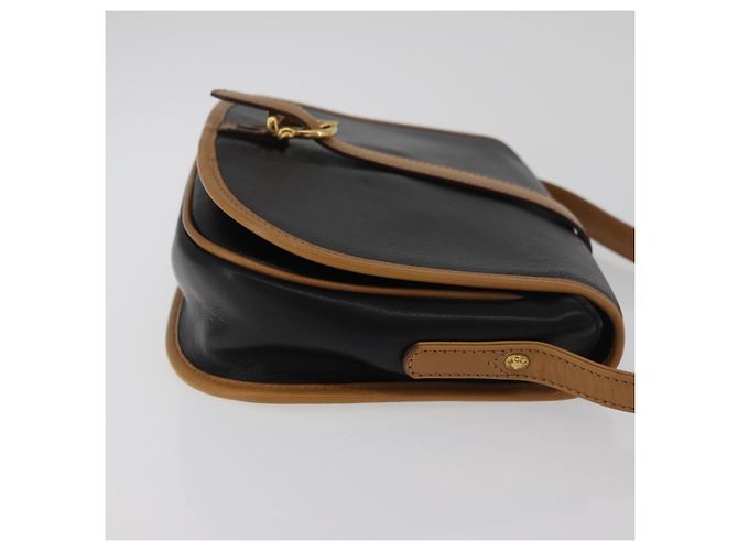 Céline CELINE Shoulder Bag Leather Black Gold - vista 4