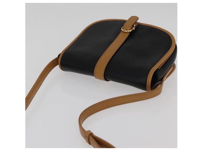 Céline CELINE Shoulder Bag Leather Black Gold - vista 6