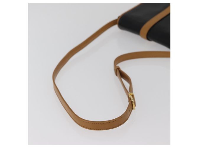 Céline CELINE Shoulder Bag Leather Black Gold - vista 7