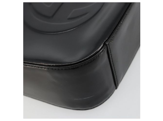 GUCCI Soho Hand Bag Patent leather Black Silver 007 0249 - vista 11