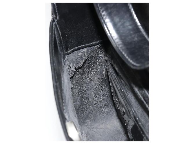 GUCCI Soho Hand Bag Patent leather Black Silver 007 0249 - vista 17