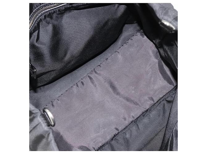 PRADA Reversible Hand Bag Nylon Black Silver - vista 17