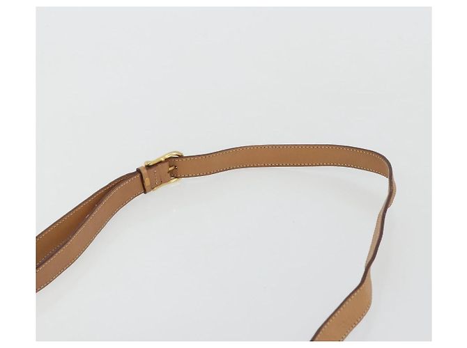 Céline CELINE Macadam Canvas Shoulder Bag PVC Leather Brown Gold - vista 8