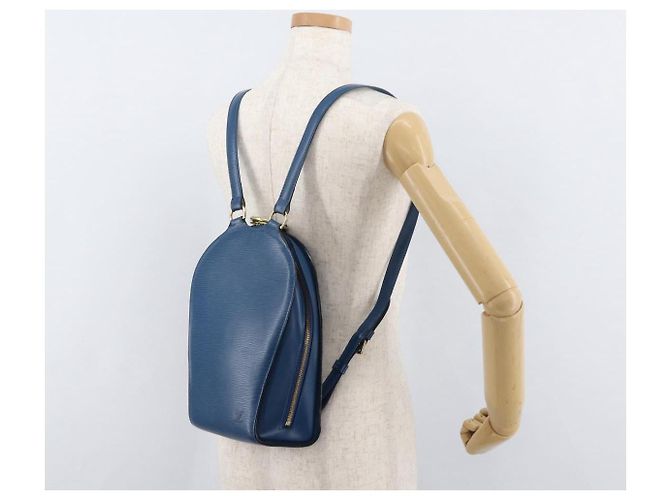 LOUIS VUITTON Epi Mabillon Backpack Blue M52235 LV - vista 24