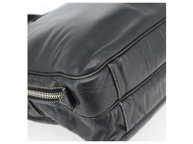 GUCCI Shoulder Bag Leather 2way Black Silver - vista 15
