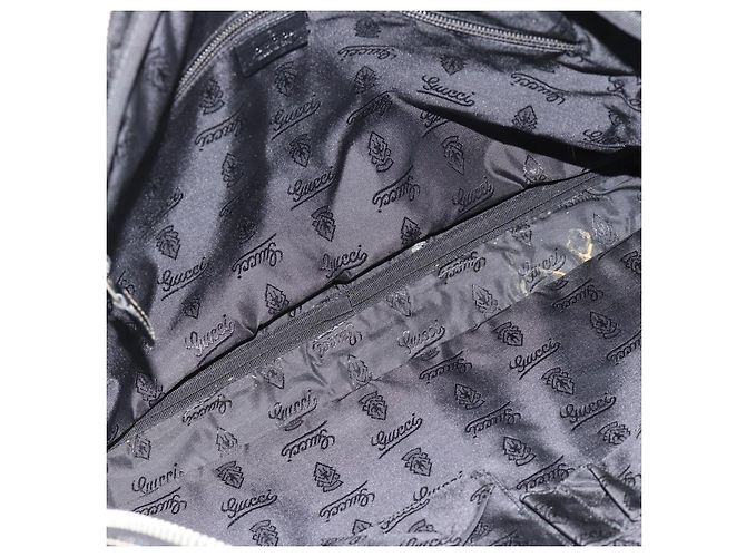GUCCI Shoulder Bag Leather 2way Black Silver - vista 19