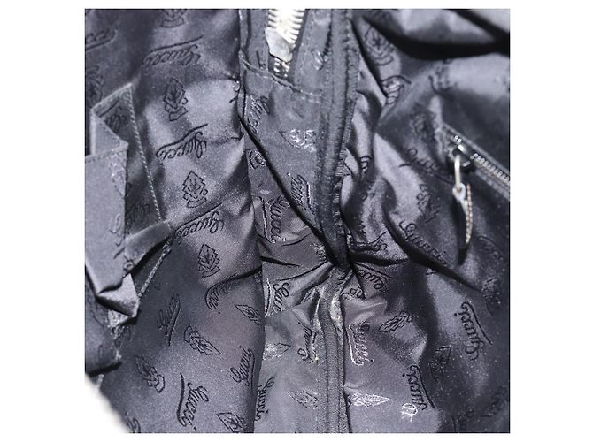 GUCCI Shoulder Bag Leather 2way Black Silver - vista 21