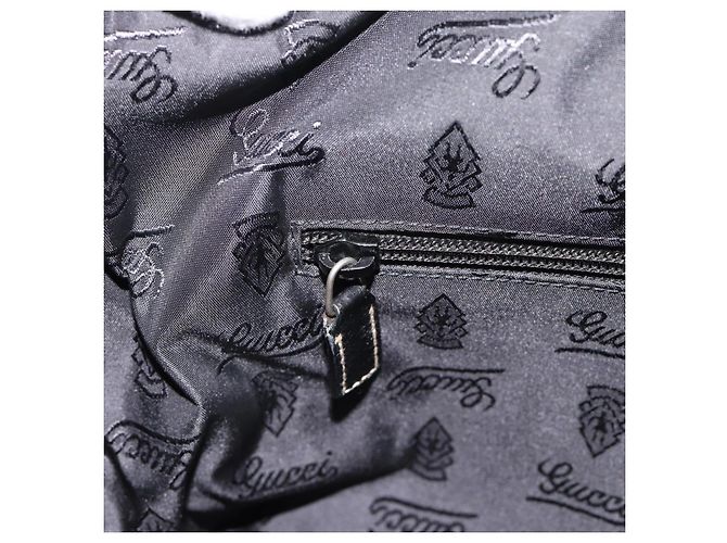 GUCCI Shoulder Bag Leather 2way Black Silver - vista 22