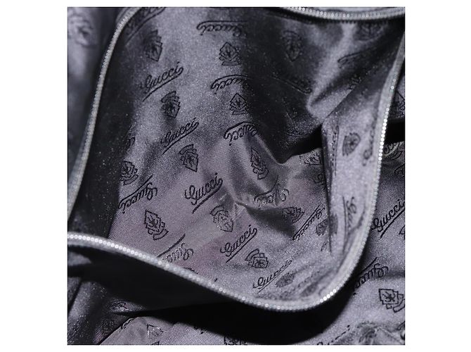 GUCCI Shoulder Bag Leather 2way Black Silver - vista 23