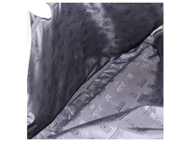 GUCCI Shoulder Bag Leather 2way Black Silver - vista 24