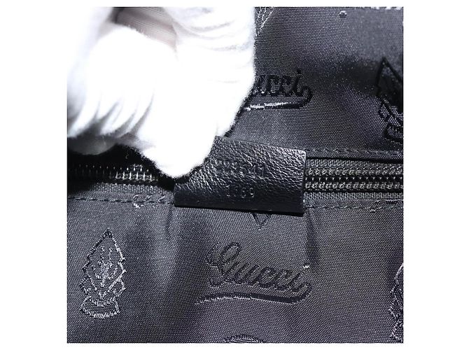 GUCCI Shoulder Bag Leather 2way Black Silver - vista 26