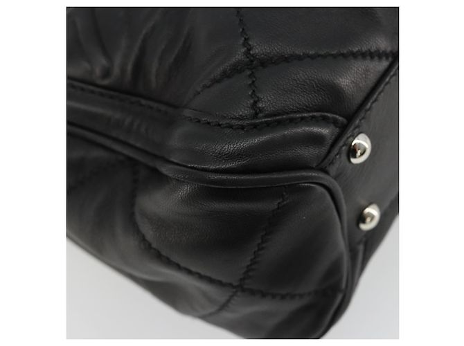 Salvatore Ferragamo Hand Bag Leather Black Silver - vista 13